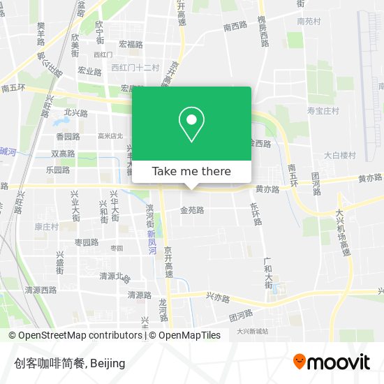 创客咖啡简餐 map
