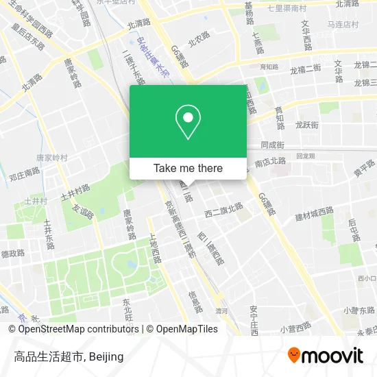高品生活超市 map
