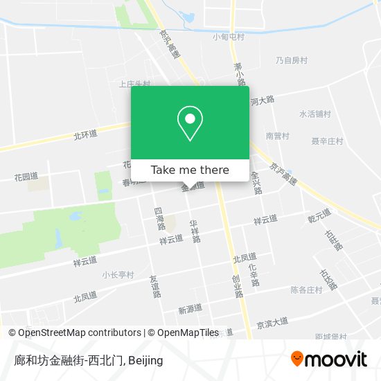 廊和坊金融街-西北门 map