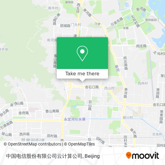 中国电信股份有限公司云计算公司 map