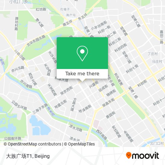 大族广场T1 map