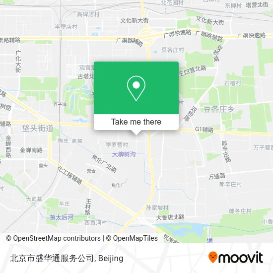 北京市盛华通服务公司 map