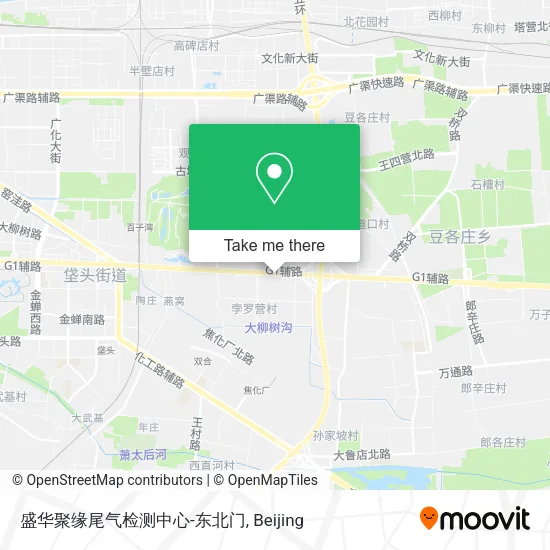 盛华聚缘尾气检测中心-东北门 map