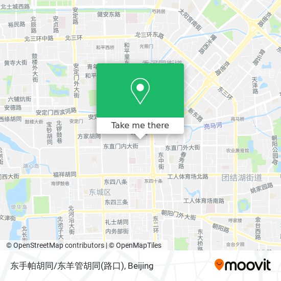 东手帕胡同/东羊管胡同(路口) map