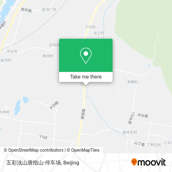 五彩浅山唐指山-停车场 map
