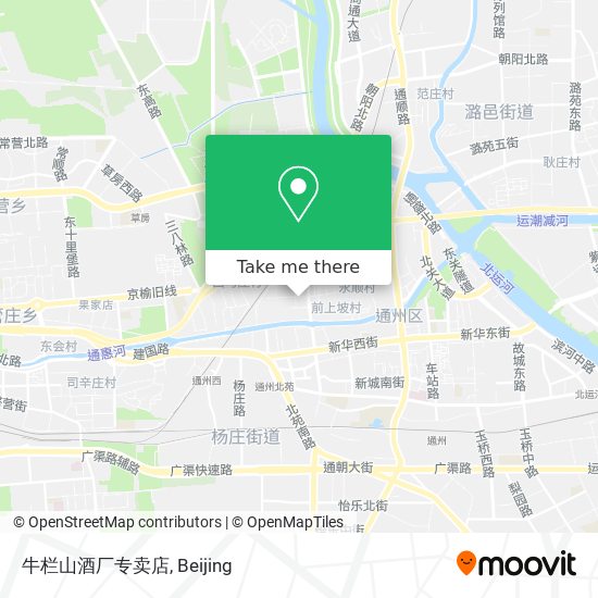 牛栏山酒厂专卖店 map