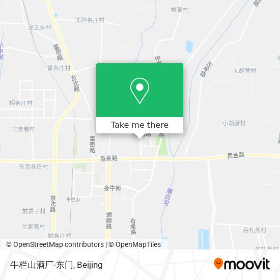 牛栏山酒厂-东门 map
