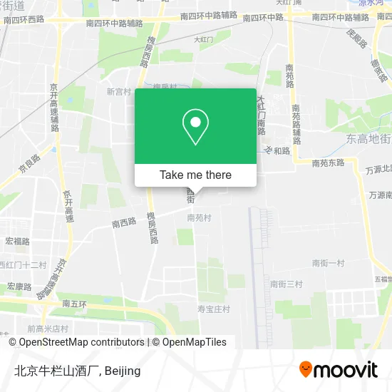 北京牛栏山酒厂 map