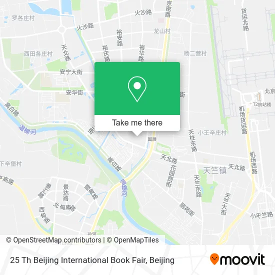 25 Th Beijing International Book Fair map