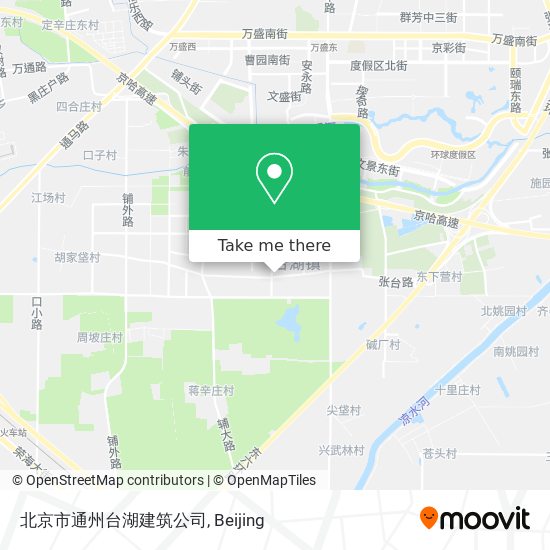 北京市通州台湖建筑公司 map