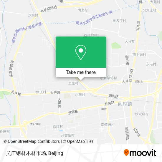 吴庄钢材木材市场 map