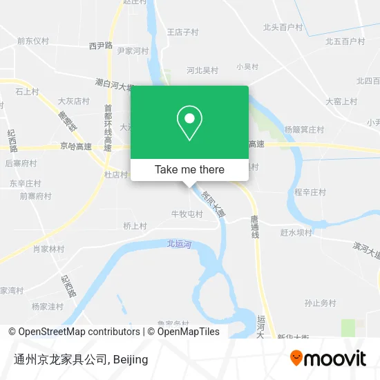 通州京龙家具公司 map
