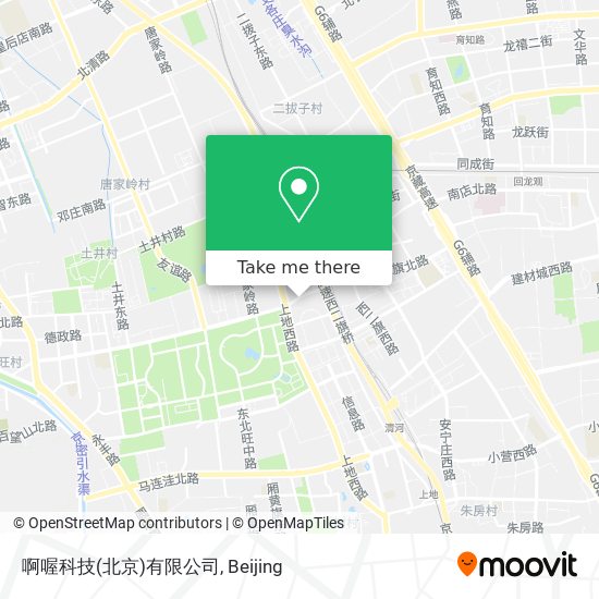啊喔科技(北京)有限公司 map