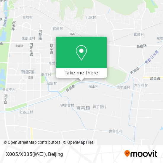 X005/X035(路口) map