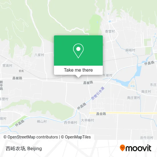 西峪农场 map