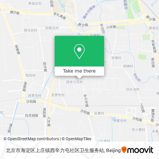 北京市海淀区上庄镇西辛力屯社区卫生服务站 map