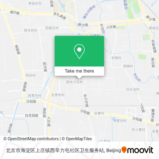 北京市海淀区上庄镇西辛力屯社区卫生服务站 map