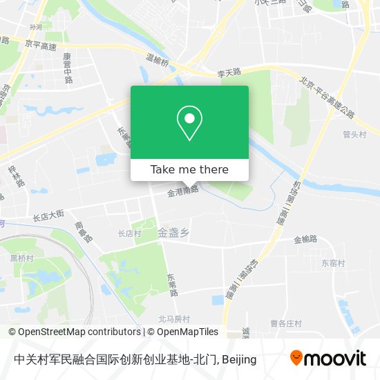中关村军民融合国际创新创业基地-北门 map