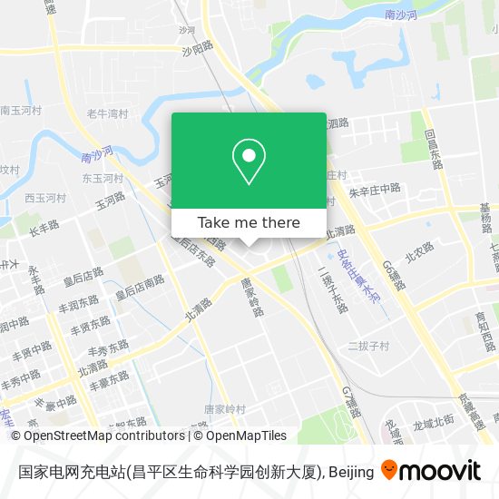 国家电网充电站(昌平区生命科学园创新大厦) map