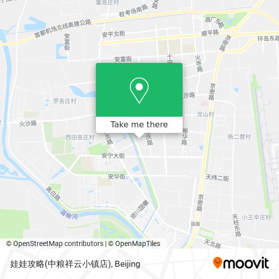 娃娃攻略(中粮祥云小镇店) map