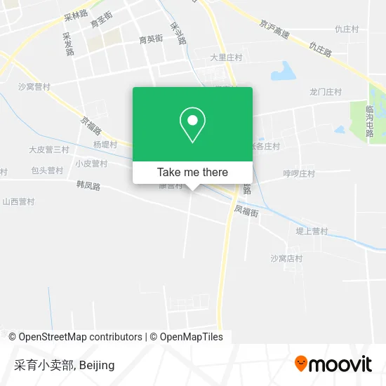 采育小卖部 map