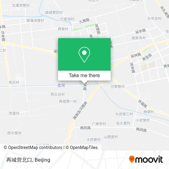 再城营北口 map