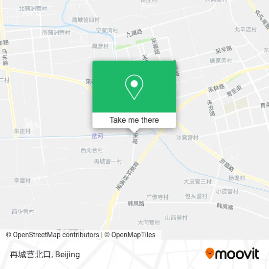 再城营北口 map