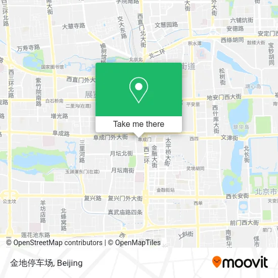 金地停车场 map