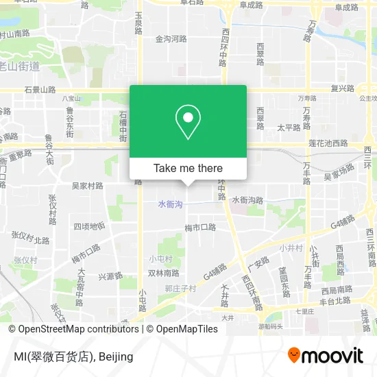 MI(翠微百货店) map