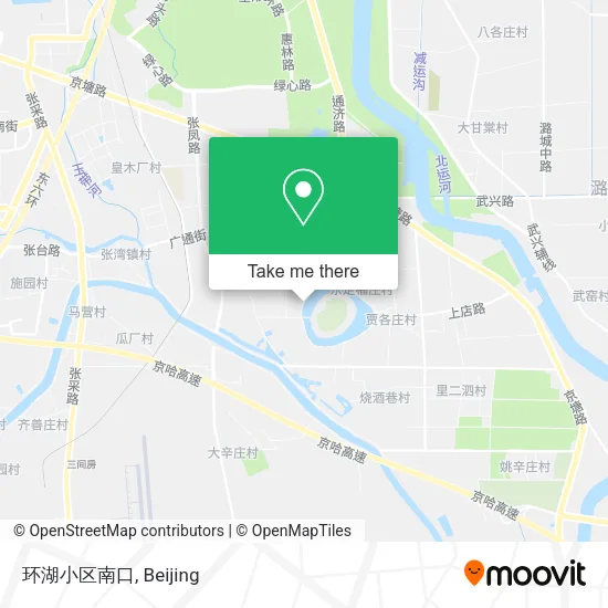 环湖小区南口 map