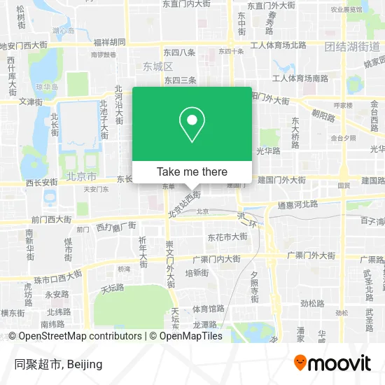 同聚超市 map