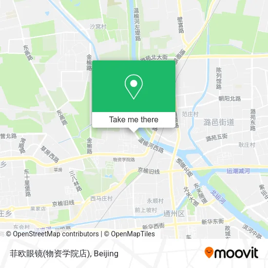 菲欧眼镜(物资学院店) map