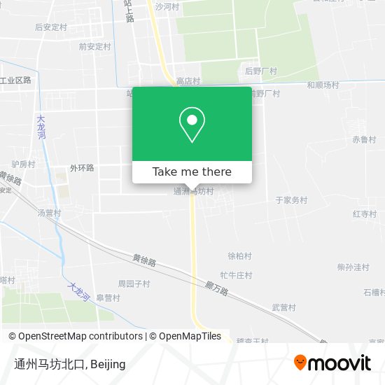 通州马坊北口 map