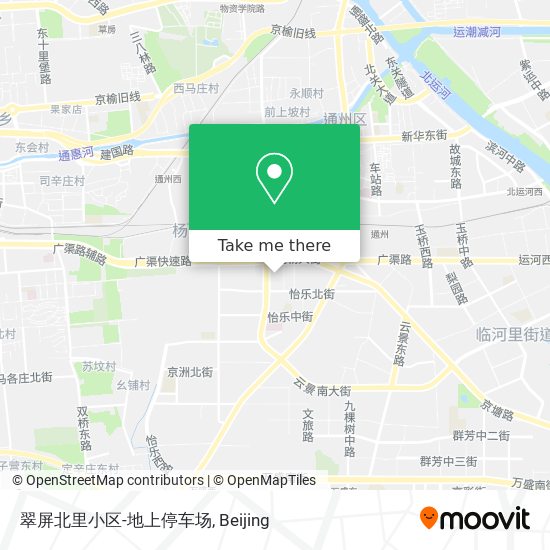 翠屏北里小区-地上停车场 map