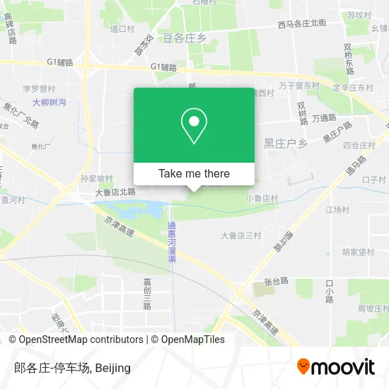 郎各庄-停车场 map