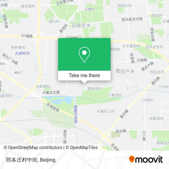 郎各庄村中街 map