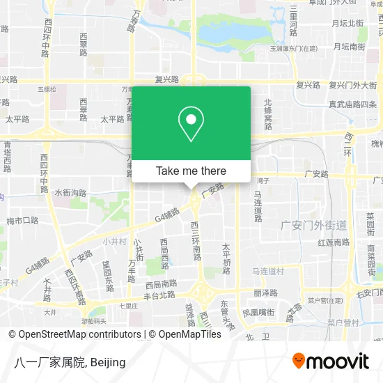 八一厂家属院 map