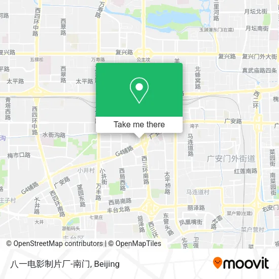 八一电影制片厂-南门 map