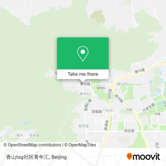 香山tsg社区青年汇 map