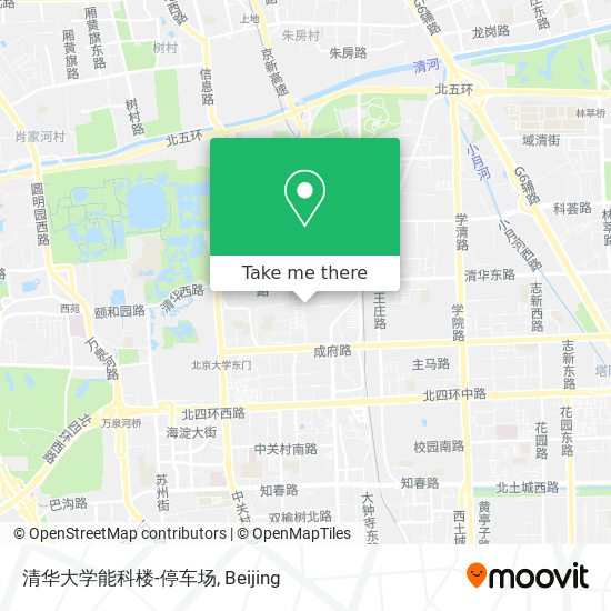 清华大学能科楼-停车场 map