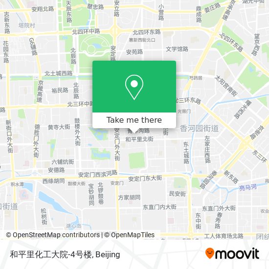 和平里化工大院-4号楼 map