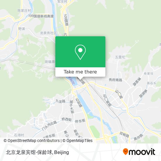 北京龙泉宾馆-保龄球 map