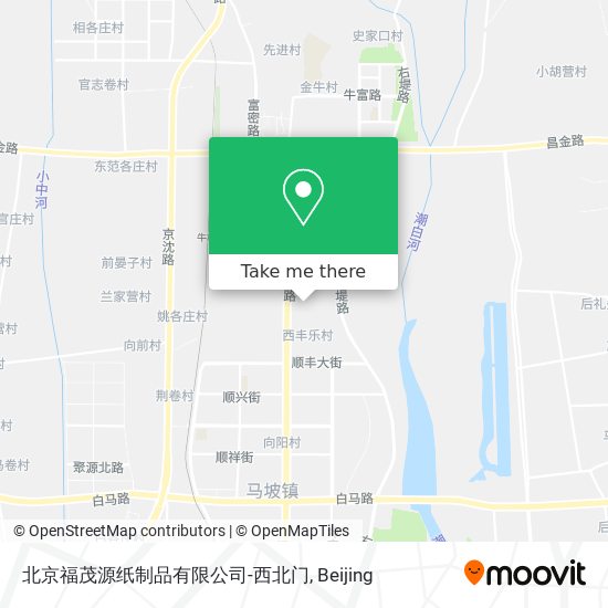 北京福茂源纸制品有限公司-西北门 map