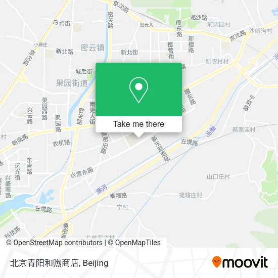 北京青阳和煦商店 map