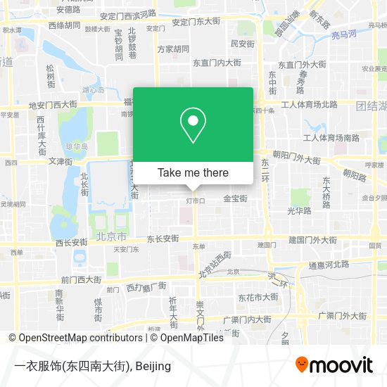 一衣服饰(东四南大街) map