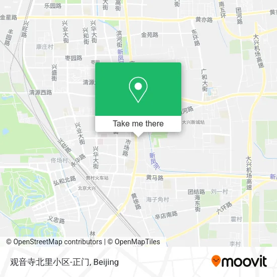 观音寺北里小区-正门 map