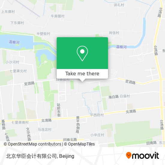 北京华臣会计有限公司 map