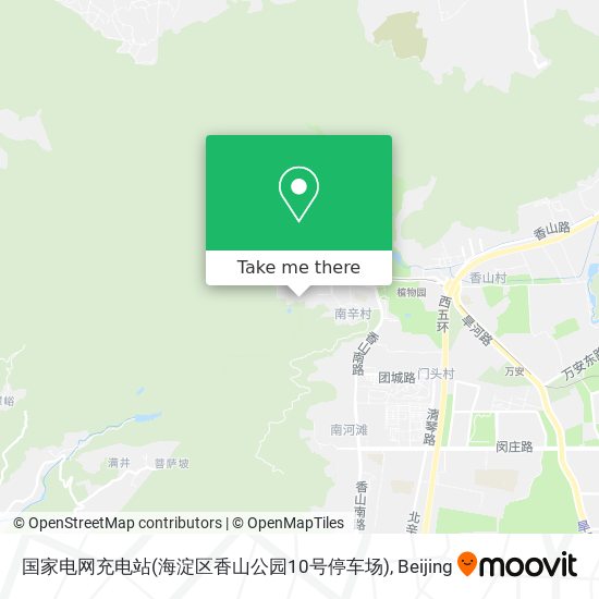国家电网充电站(海淀区香山公园10号停车场) map