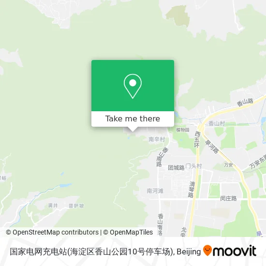 国家电网充电站(海淀区香山公园10号停车场) map