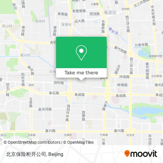 北京保险柜开公司 map